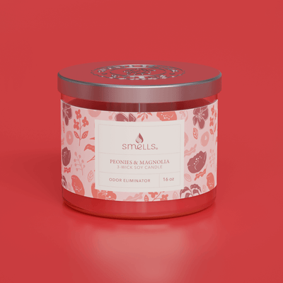 Pink Peonies & Magnolias 3-Wick Scented Candle, 16 oz