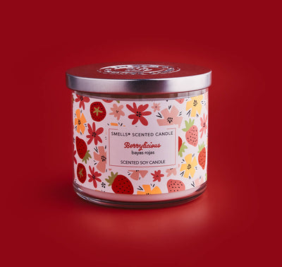 Berrylicious - Scented candle 16 oz - 3-wicks