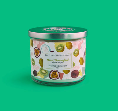 Kiwi & Passionfruit, 3-Wick Scented Candle 16 oz