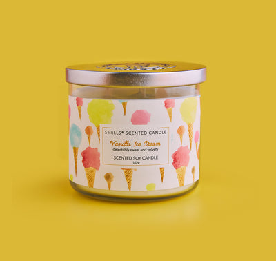 Vanilla Ice Cream, 3-Wick Scented Candle 16 oz
