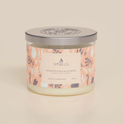 Honeysuckle & Jasmine 3-Wick Scented Candle, 16 oz