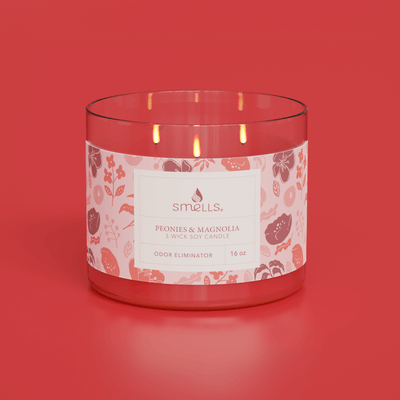 Pink Peonies & Magnolias 3-Wick Scented Candle, 16 oz