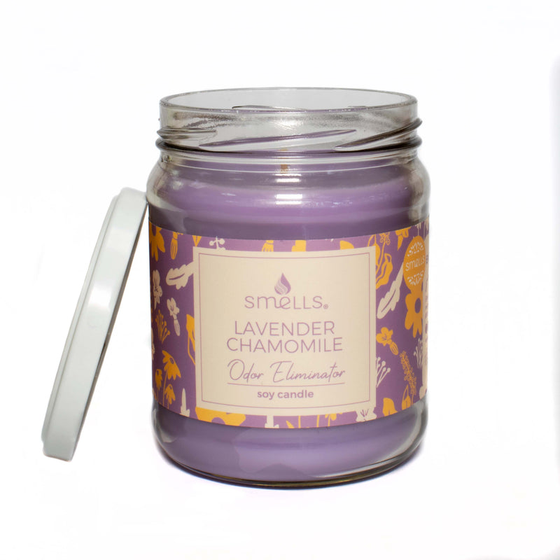 Lavender Chamomile Odor Eliminator Scented Candle