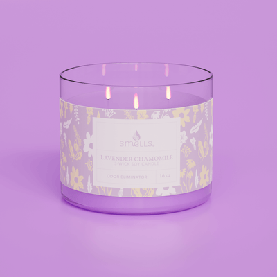 Lavender Chamomile 3-Wick Scented Candle, 16 oz