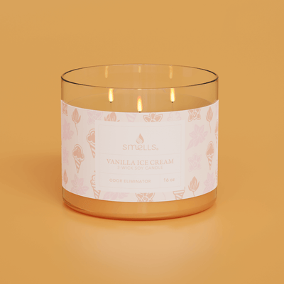 Vanilla Ice Cream 3-Wick Scented Candle, 16 oz Success