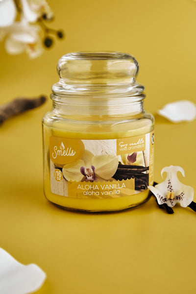 Aloha Vanilla, Scented candle 16 oz - Smells Candle