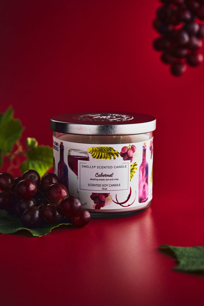 Cabernet, Scented 3-Wick Candle 16 oz