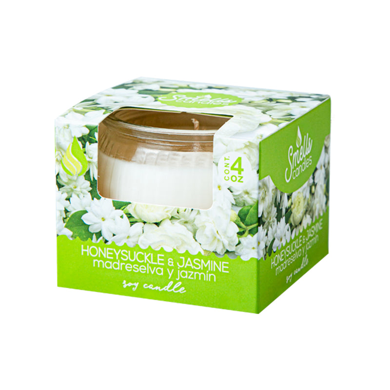 Scented Candle Honeysuckle & Jasmine 4 oz