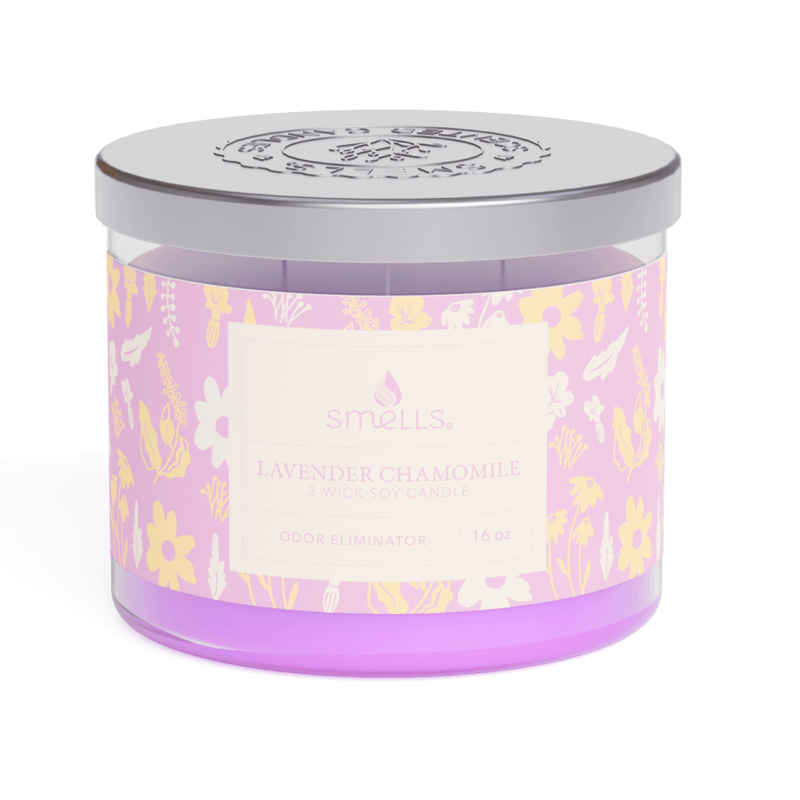 Lavender Chamomile 3-Wick Scented Candle, 16 oz