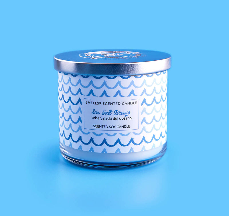 Sea Salt Breeze, 3-Wick Scented Candle 16 oz