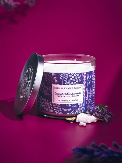 Coconut Milk & Lavender, 3-Wick Scented Candle 16 oz