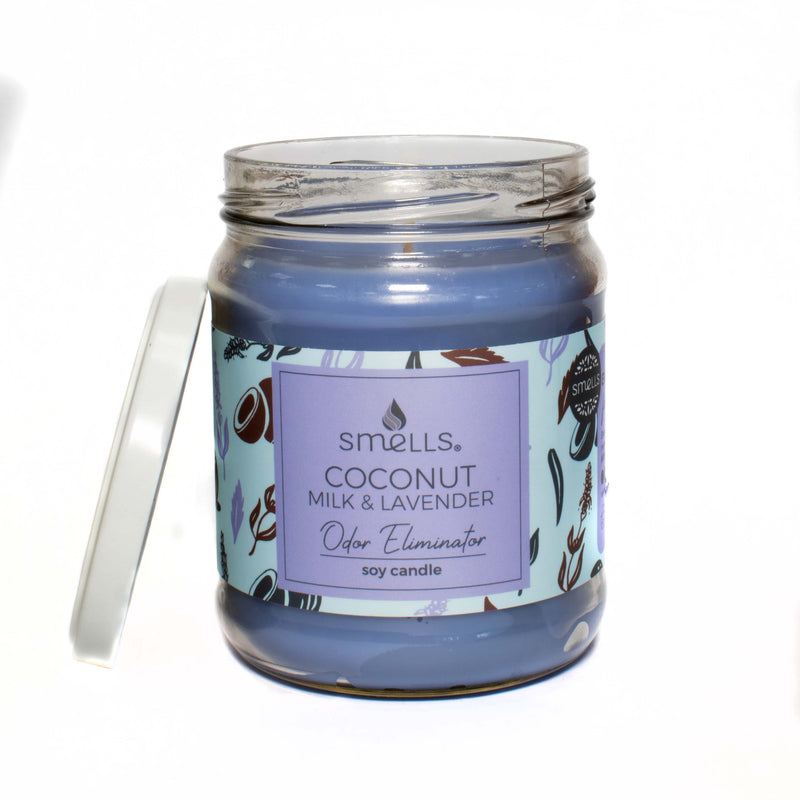 Coconut Milk & Lavender Odor Eliminator Scented Candle, 12 oz