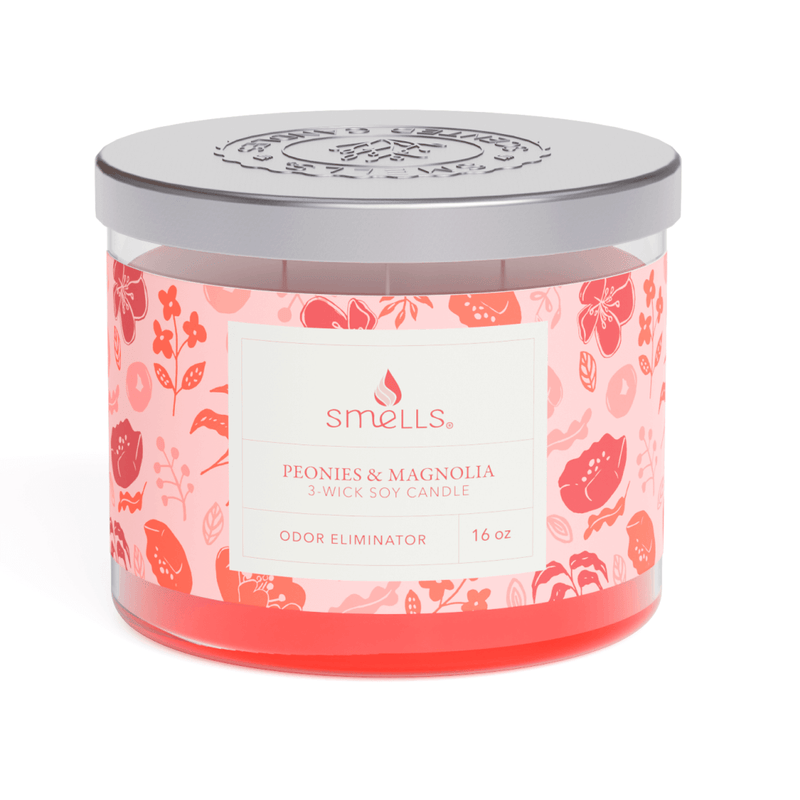 Pink Peonies & Magnolias 3-Wick Scented Candle, 16 oz