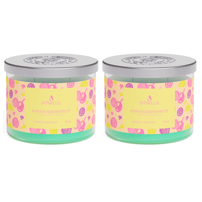 2 Pack - Kiwi & Passionfruit 3-Wick Scented Candle, 16 oz