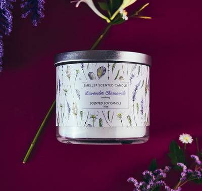 Lavender Chamomile 3-Wick Scented Candle, 16 oz